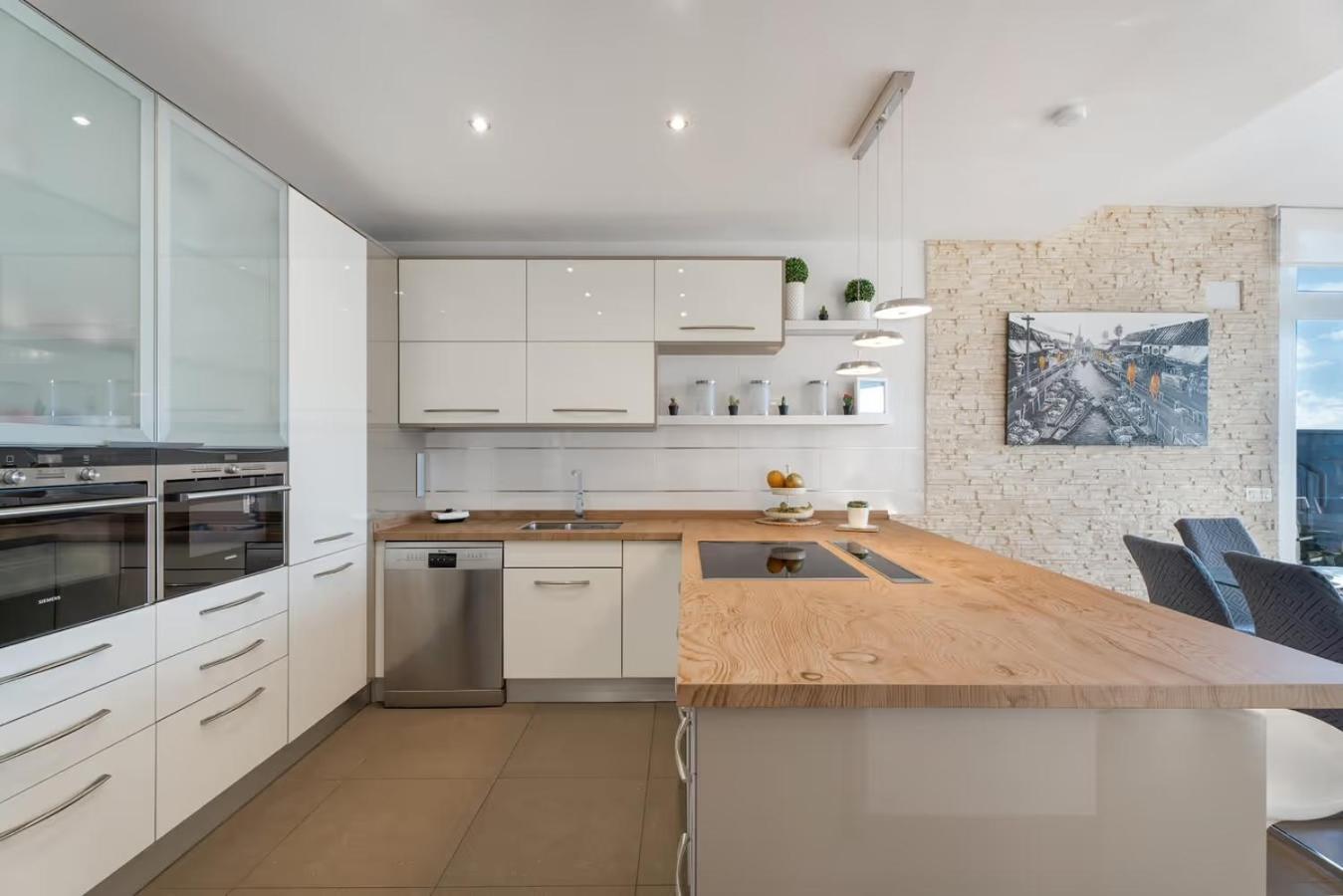 Villa Golden Horizon Con Piscina Privada Climatizada Санта-Урсула Экстерьер фото