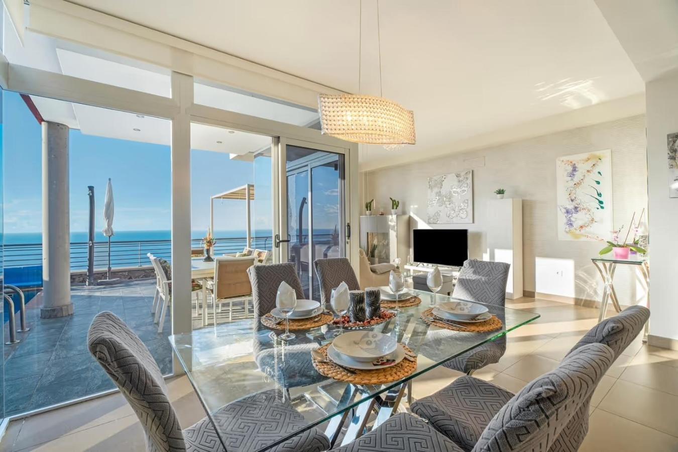 Villa Golden Horizon Con Piscina Privada Climatizada Санта-Урсула Экстерьер фото